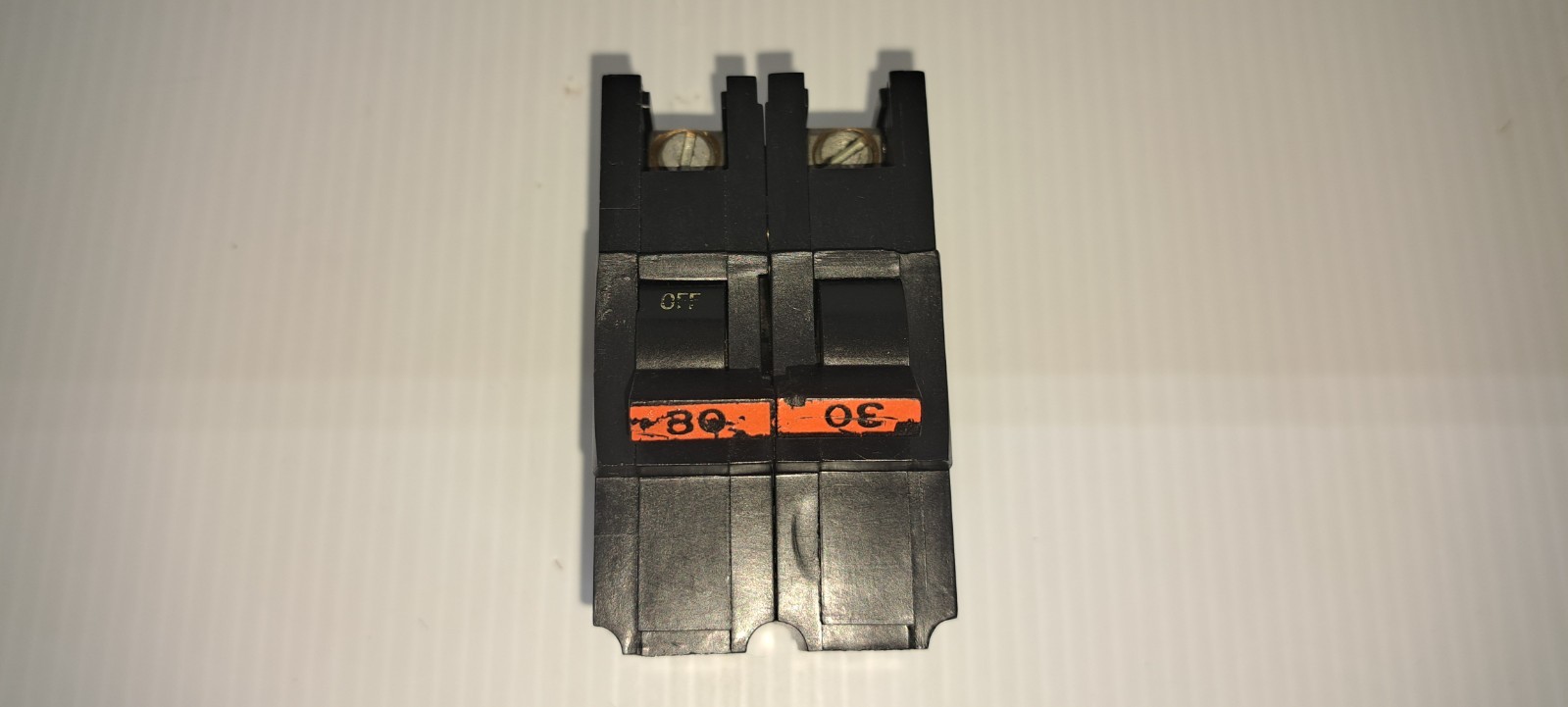 FPE Federal Pacific NA230 Stab Lok 30 Amp 2 Pole Circuit Breaker NA RED FLAW