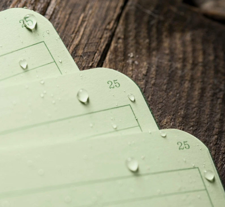 Rite In The Rain Mini Stapled Binding Notebook (Single) Green Field-Flex Cover