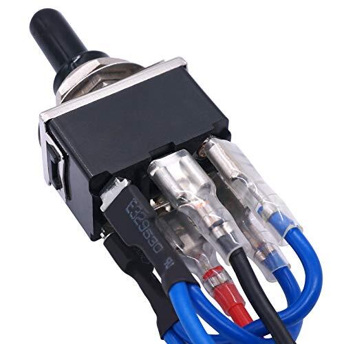 Waterproof Latching Reverse Polarity Switch 12V 10 Amps DC Motor Control 6 Pi…
