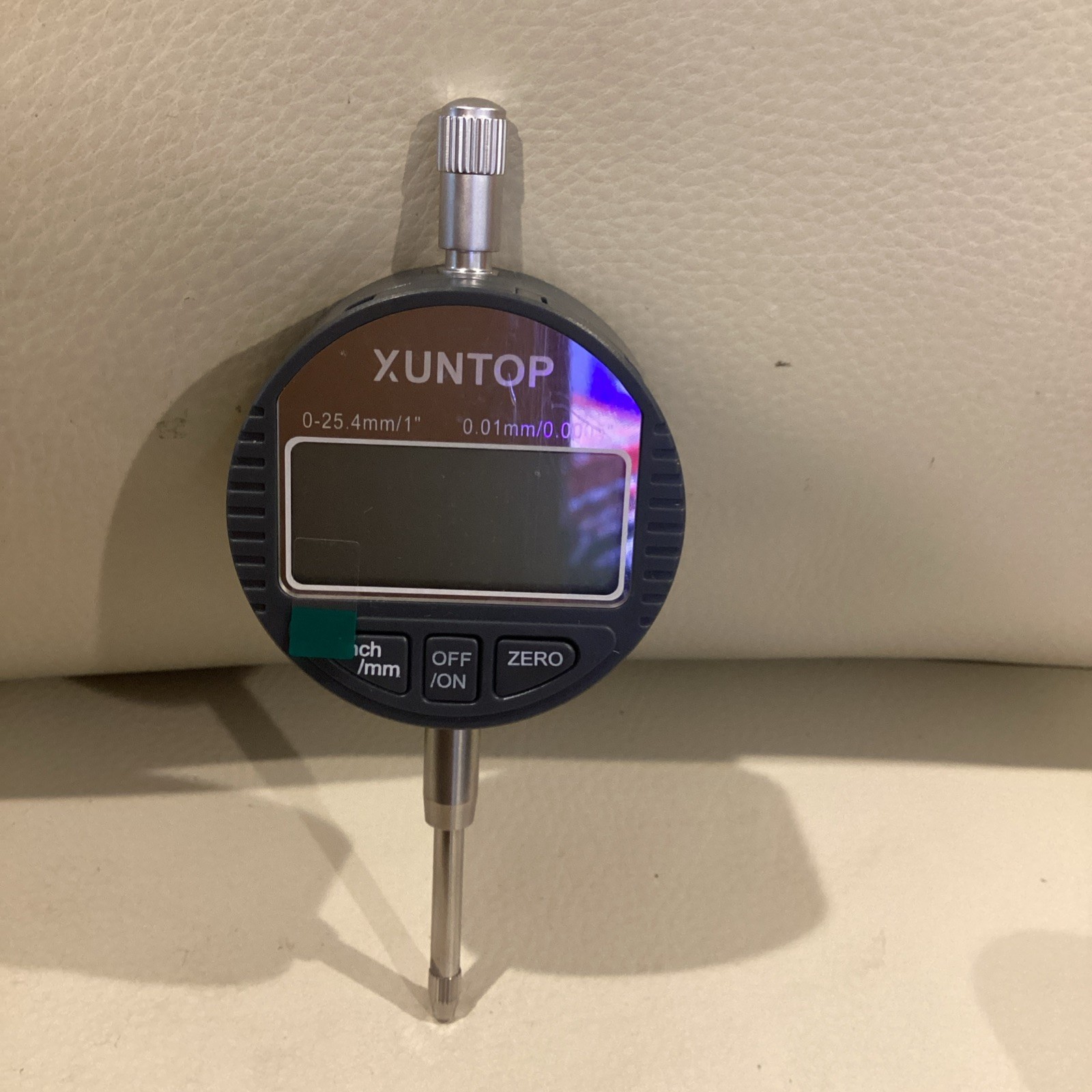 Digital Dial Indicator 1Inch/0.0005Inch LCD Display Electronic Dial Test Indicat