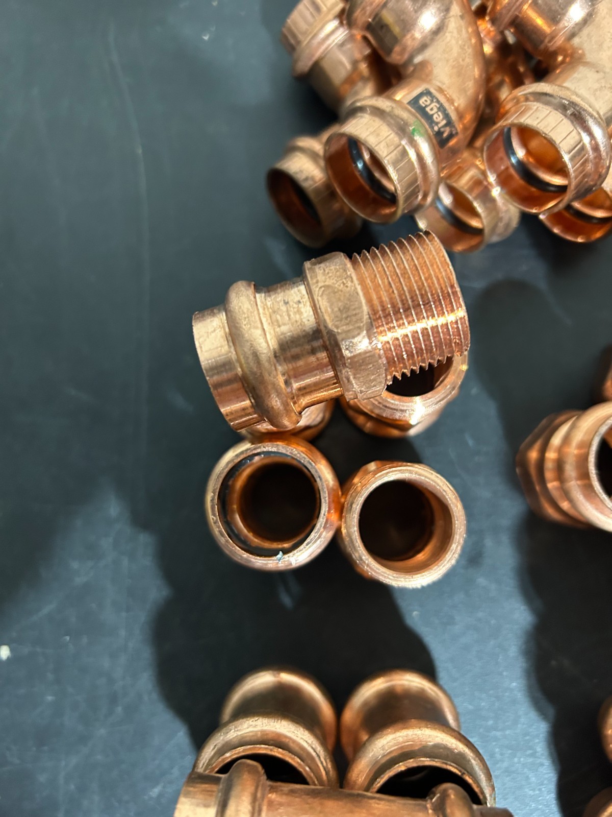 PROPRESS NIBCO VIEGA COPPER PRO PRESS FITTINGS 3/4″ NIB. MADE IN USA QTY 71