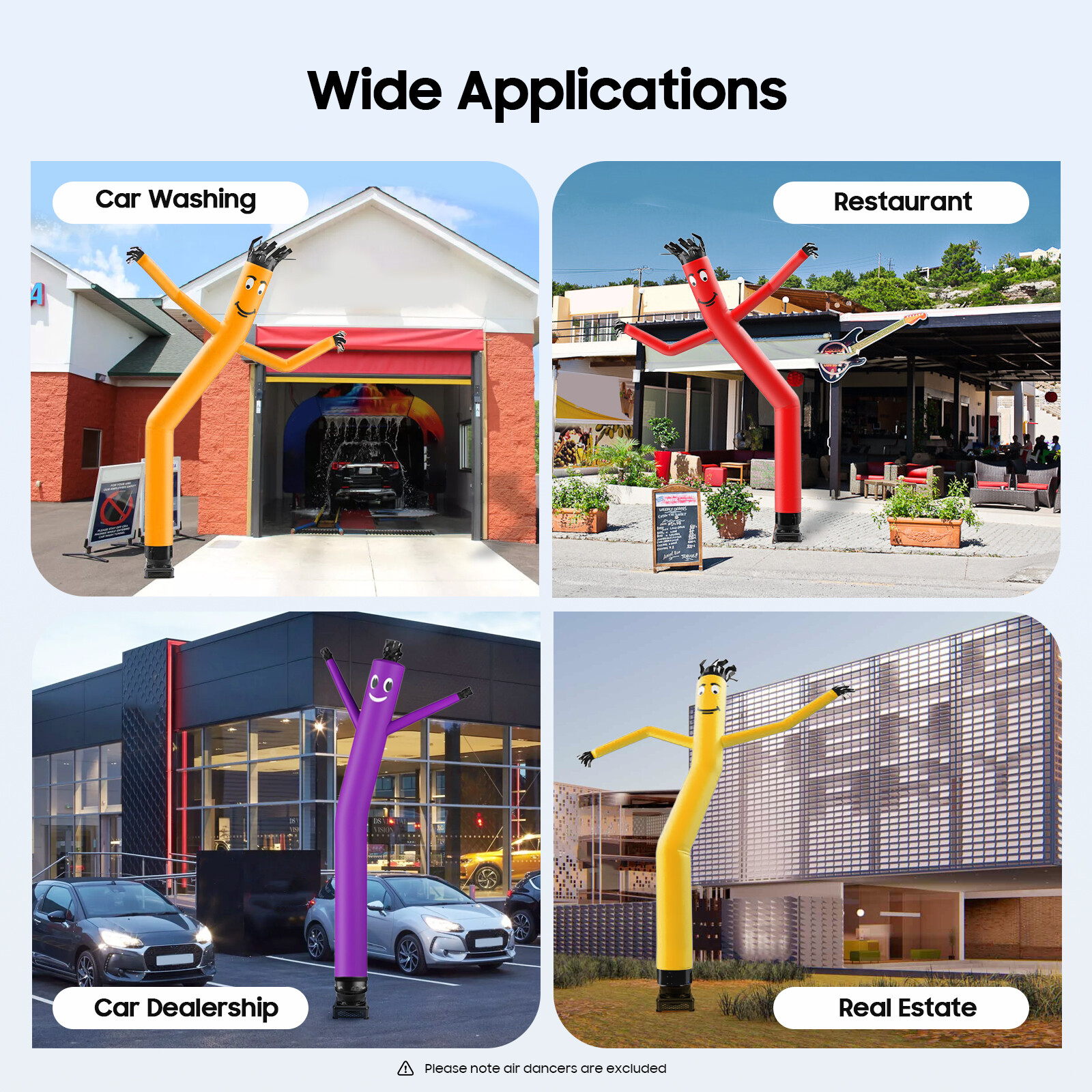Inflatable Tube Man Blower for Inflatable Puppet Dancers Arm Swing Tube Man