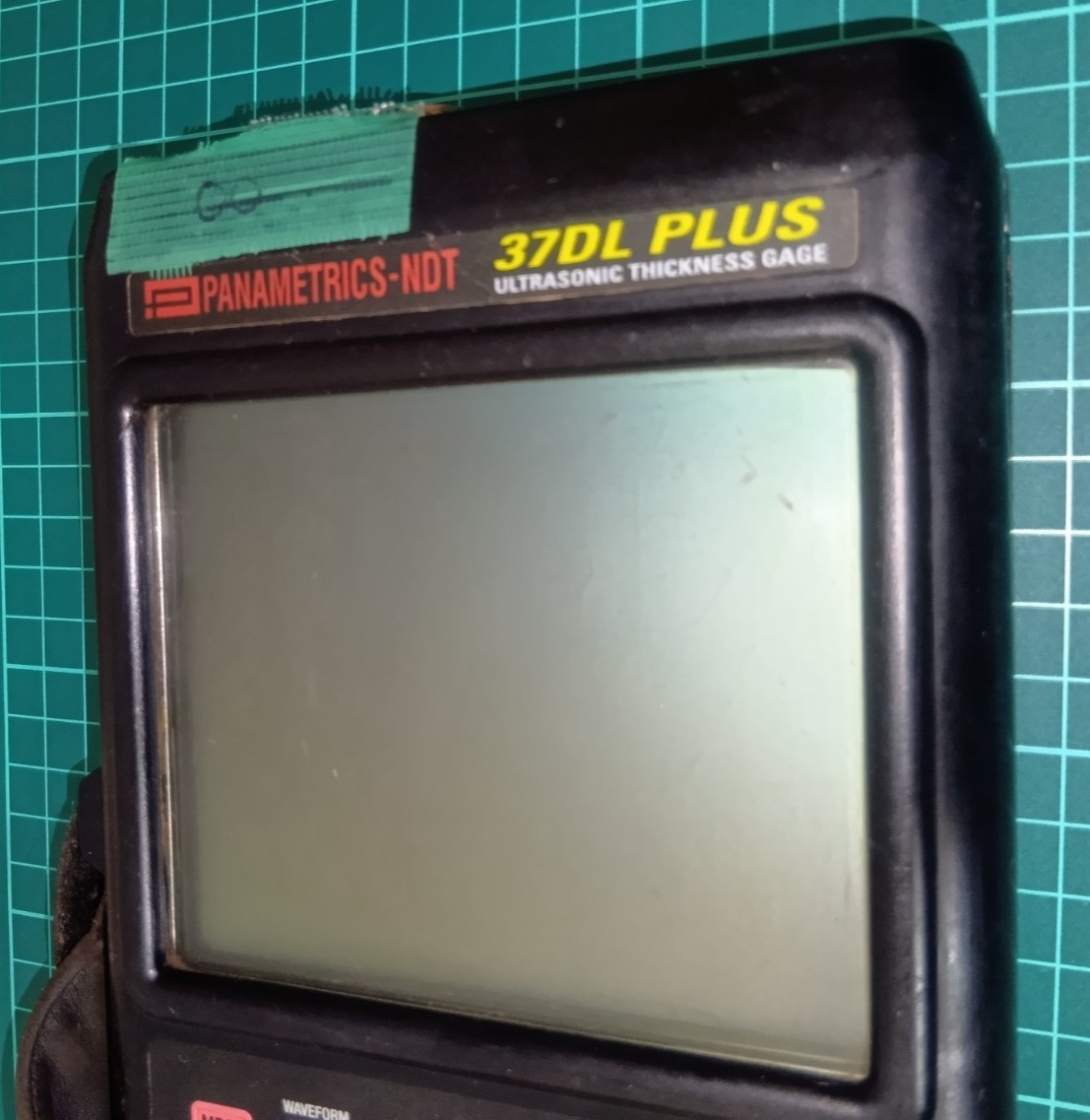 OLYMPUS Panametrics 37DL Plus Ultrasonic Thickness Gauge Tested Working