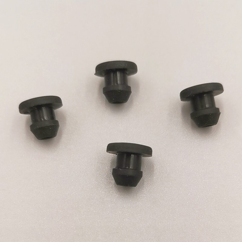 2.5-60.6mm Snap-on Hole Plug Silicone Rubber Black Blanking End Cap Seal Stopper