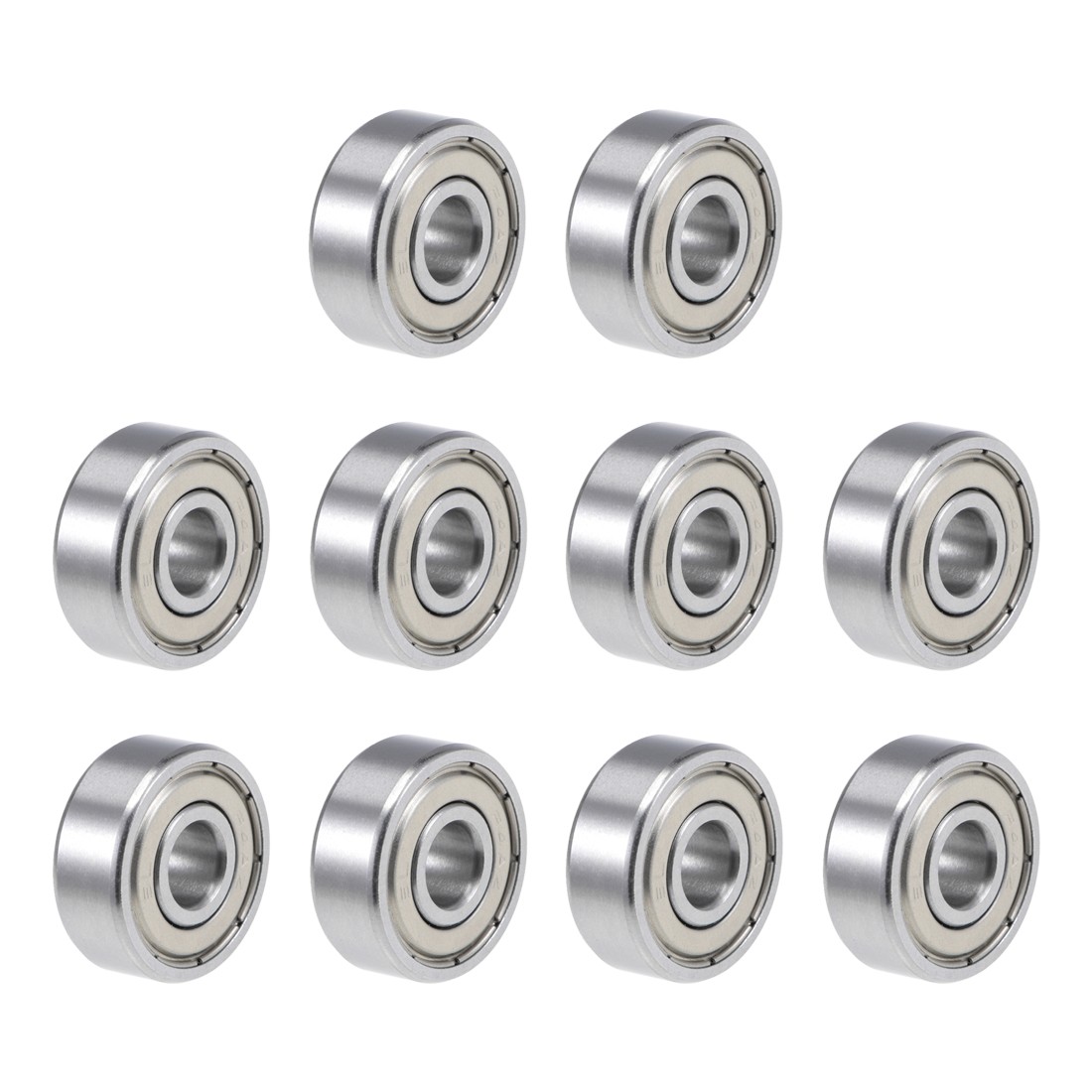 10pcs R4AZZ Double Shielded Deep Groove Ball Bearing Z2 1/4″x3/4″x9/32″ GCr15