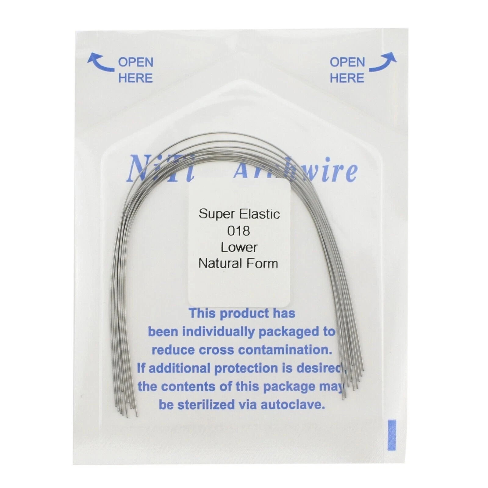 1Pack Orthodontic Dental Super Elastic Niti Round Ovoid/Natural/Square Arch Wire