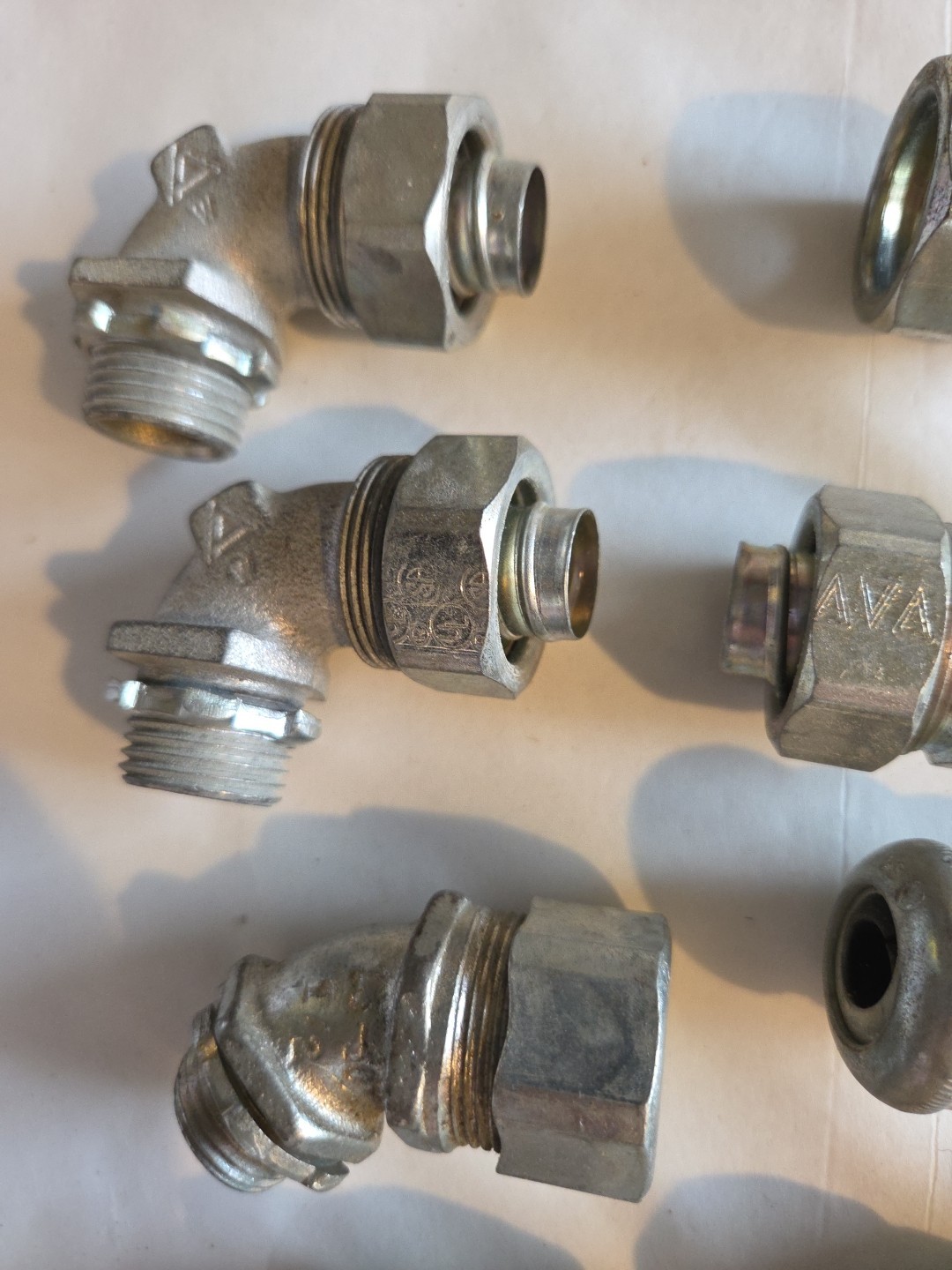 Flexible Conduit Connectors Lot