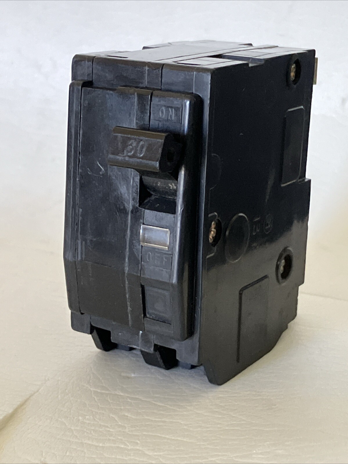 Square D Circuit Breaker QO 60A 2 pole Black Face QO260 Trip Flag Window