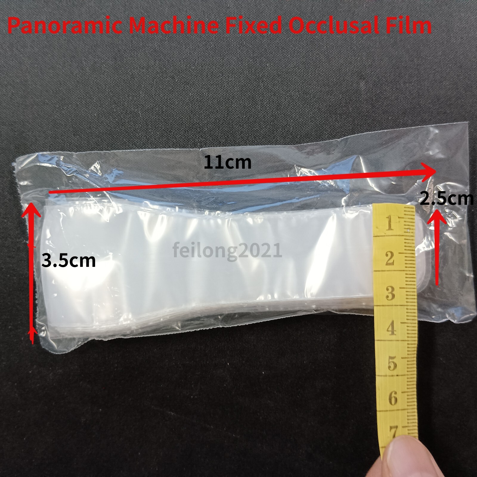 500 Pcs Disposable Dental Panoramic Machine Fixed Occlusal Film Cover/ Sleeve