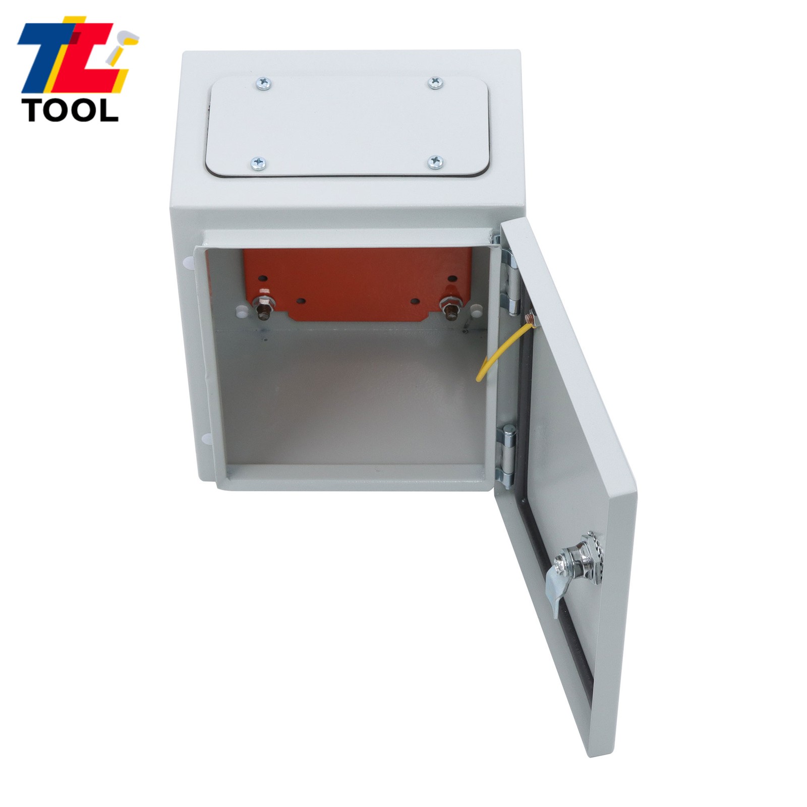 10x8x6″ Carbon Steel Electrical Box, IP65 Waterproof NEMA 4X Rated, Heavy-Duty