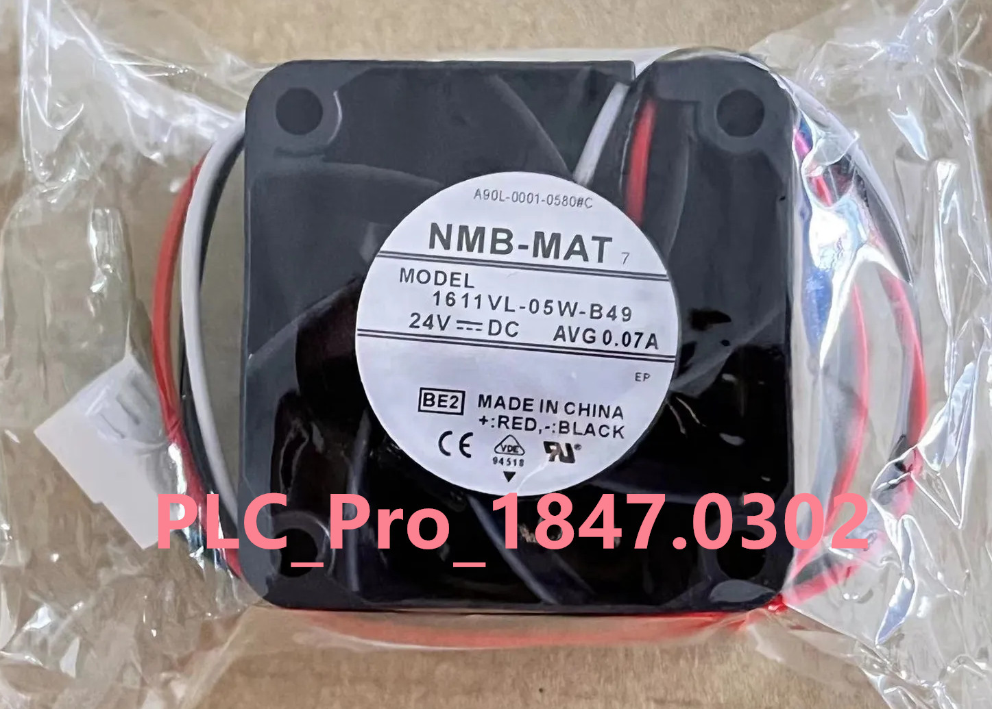 1PCS Brand New NMB 1611VL-05W-B49 24VDC 0.07A 4CM A90L-0001-0580#B cooling fan