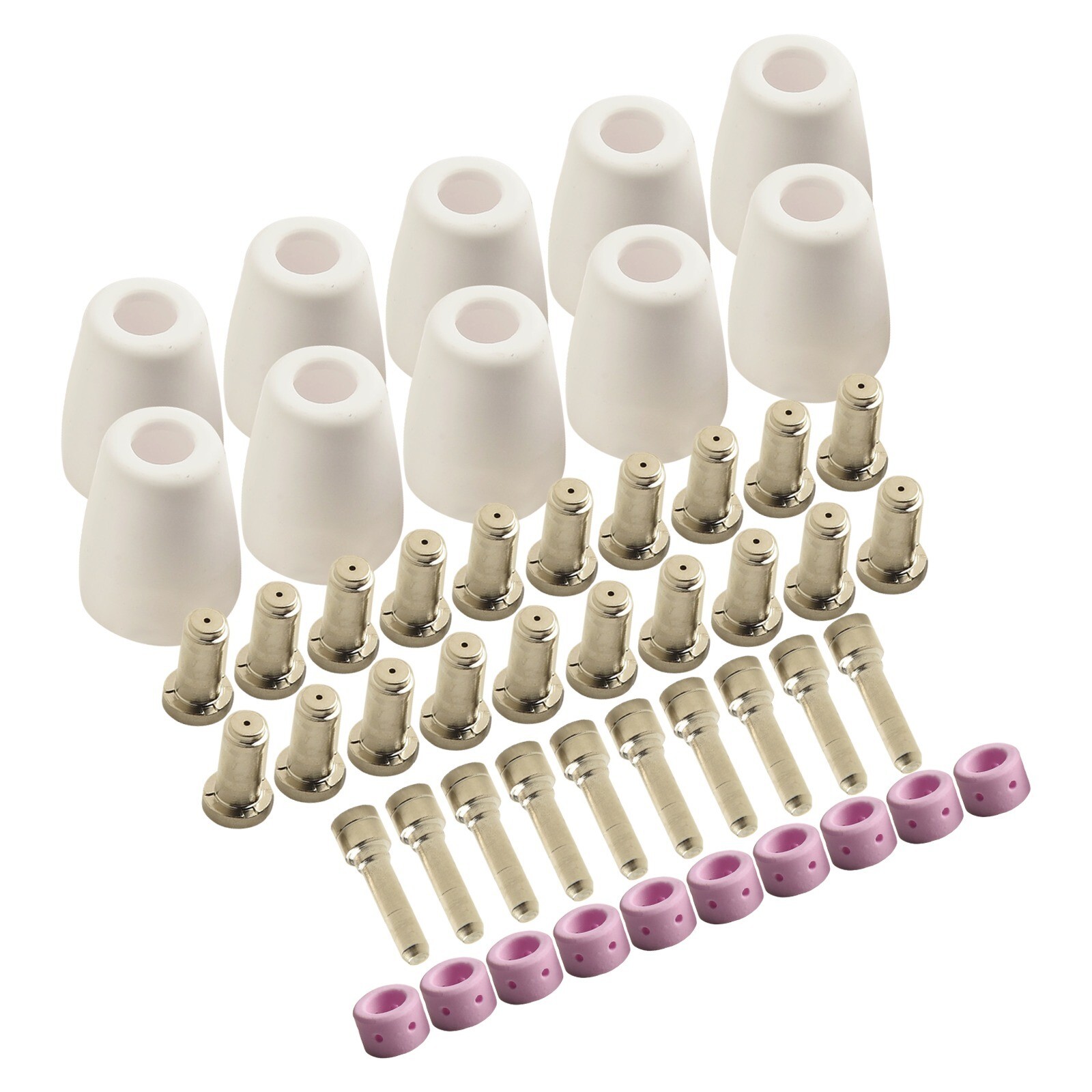 1set Plasma Electrode Tip XT-Shield Cup Ring Kit 0.96mm For ES AB PCM-500i 50pcs