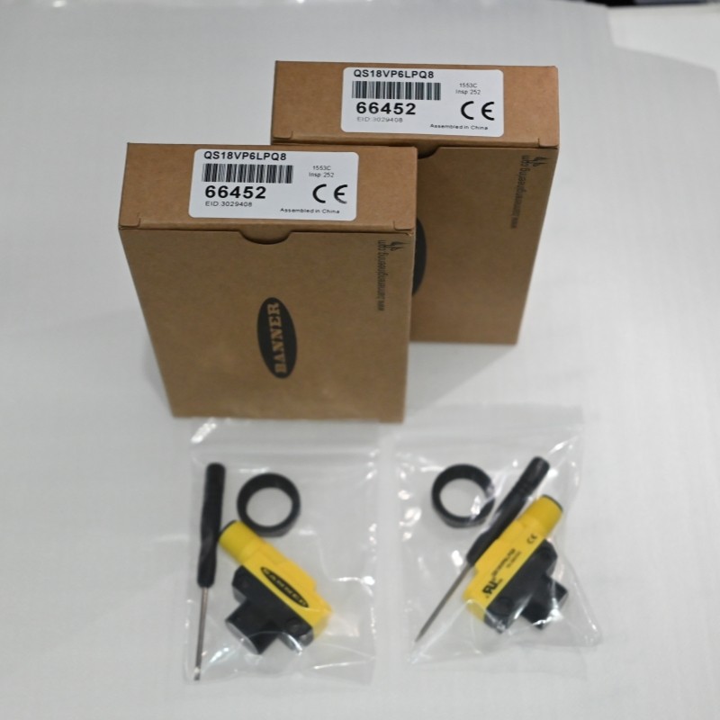 Banner QS18VP6LPQ8 New Photoelectric Sensor Diffuse 10-30VDC M12 4-Pin Free Ship