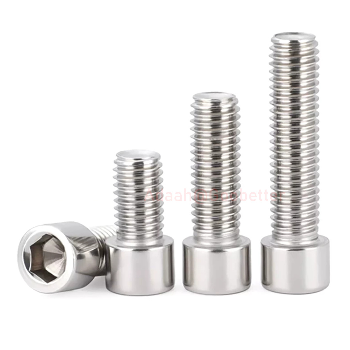 M3 M4 M5 M6 M8 SUS201 Stainless Steel Cap Screws Hex Socket Head Allen Key Bolts
