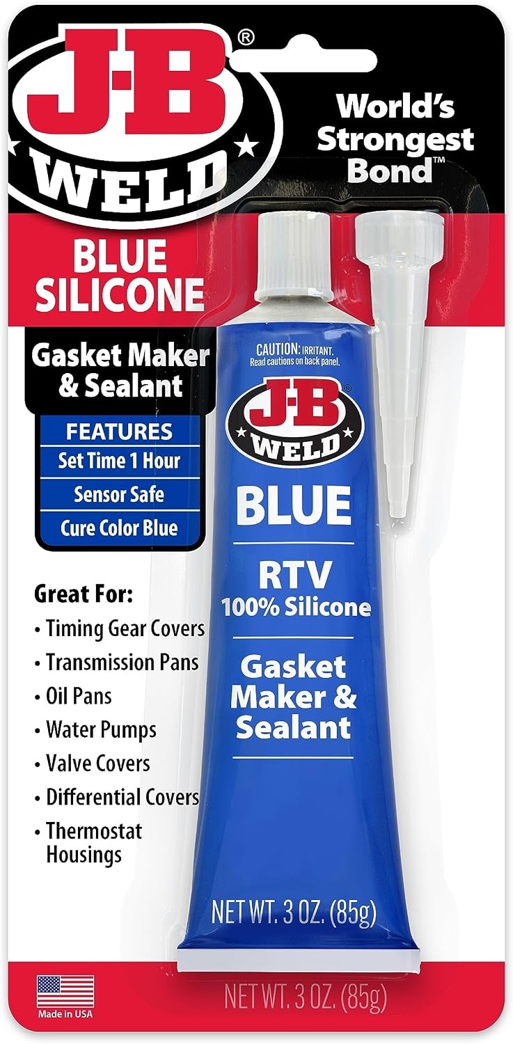 J-B Weld 32329 Ultimate Black RTV Silicone Gasket Maker and Sealant – 3 oz. – Bl