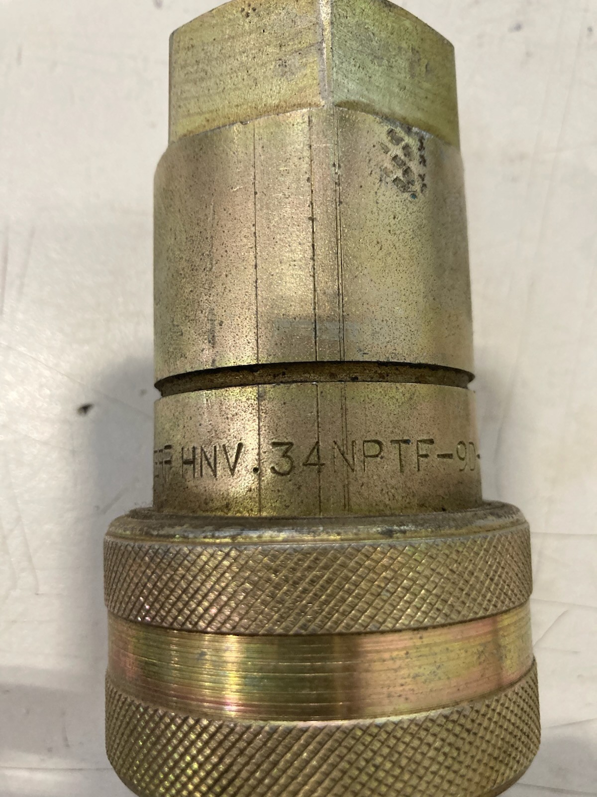 Faster HNV 3/4″ Female NPTF Hydraulic Quick Connect Coupler ISO 7241-1 Series B