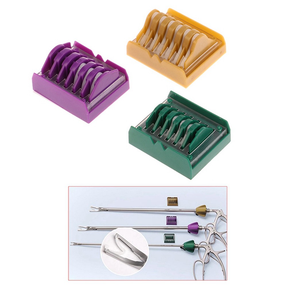 Plastic Laparoscopic Polymer Ligation Clips Hemolok Clips Endoscopy Surgery5812