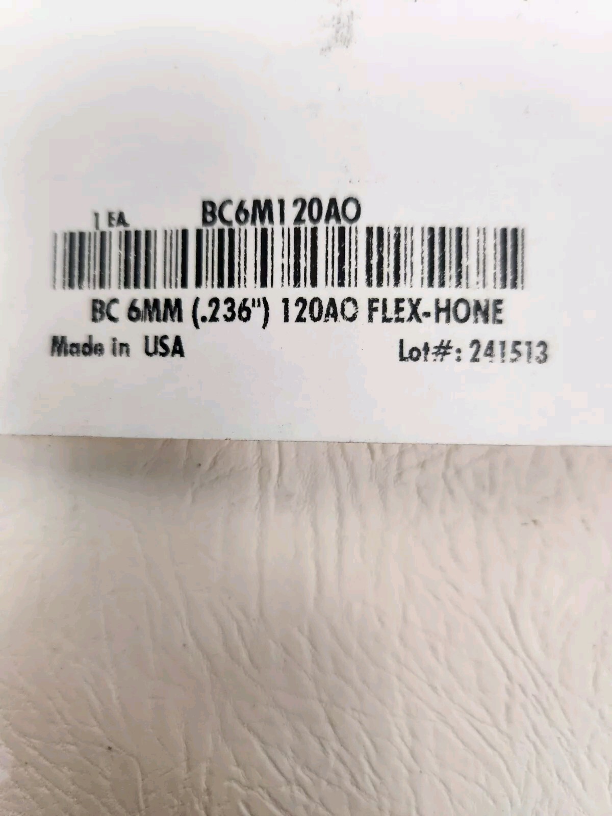 Flex-Hone Tool BC6M120A0 Flex-Hone, 0.236″ (6MM) Bore, 8″ Oal