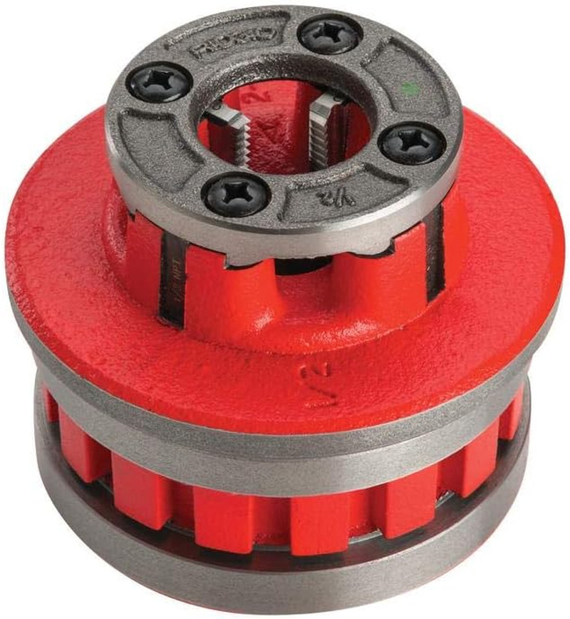 37390 Model 12-R Hand Threader Die Head, Alloy Right-Handed NPT Die Head for Nom