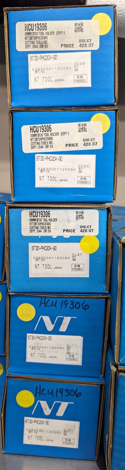 NT Tool BT30-PHC20A-90 BT30PHC20A90 Hydraulic BT30 tool holder chuck CNC