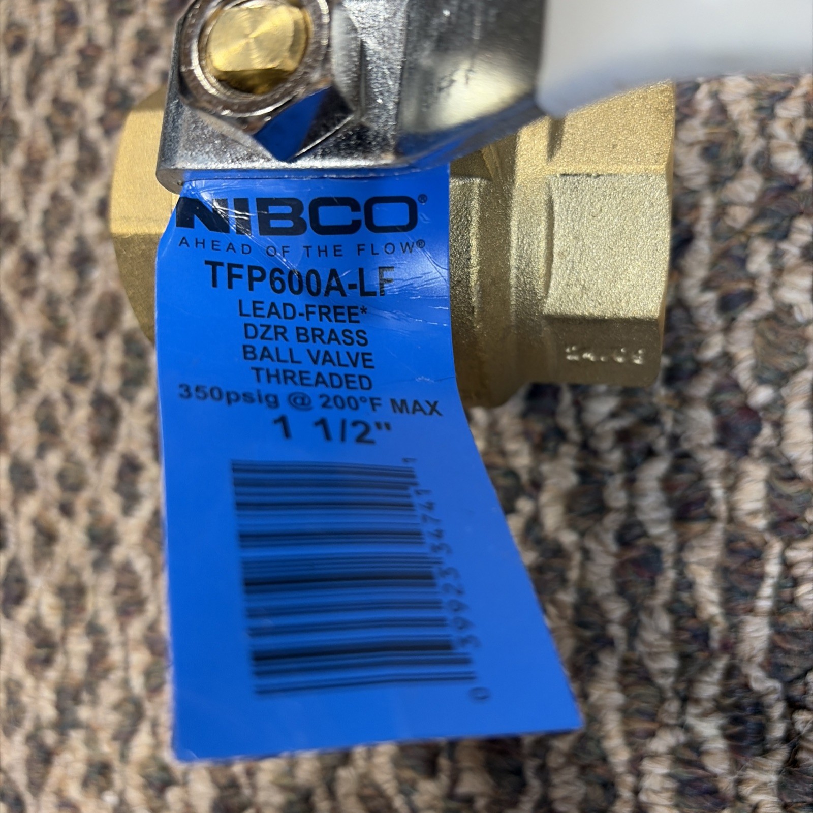 NIBCO – TFP600A-LF – Lead-Free Brass Ball Valve – Threaded – 1 1/2 inch