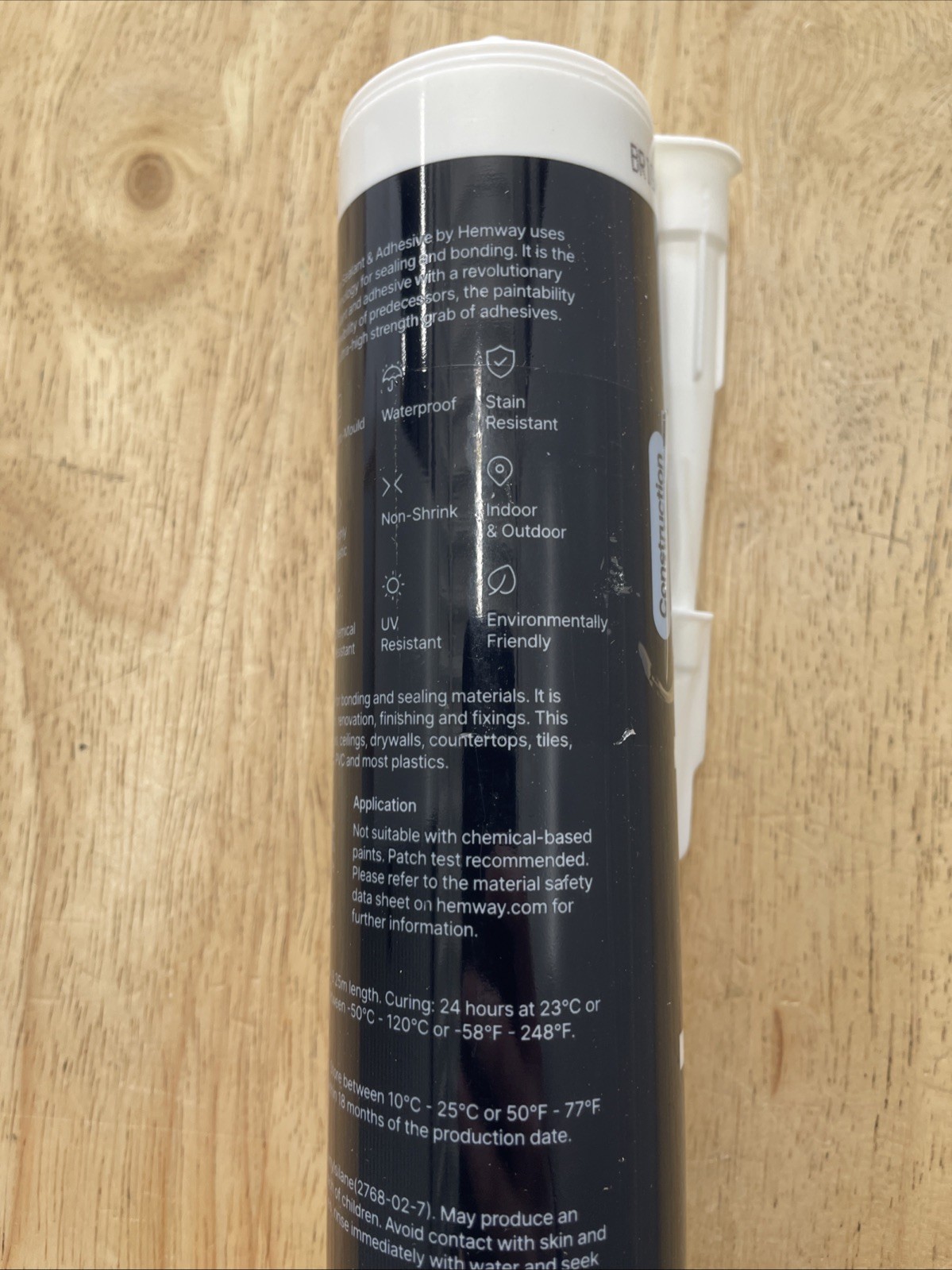 Construction All-in-One Hybrid Polymer Sealant & Adhesive – Bright White 9 Pack