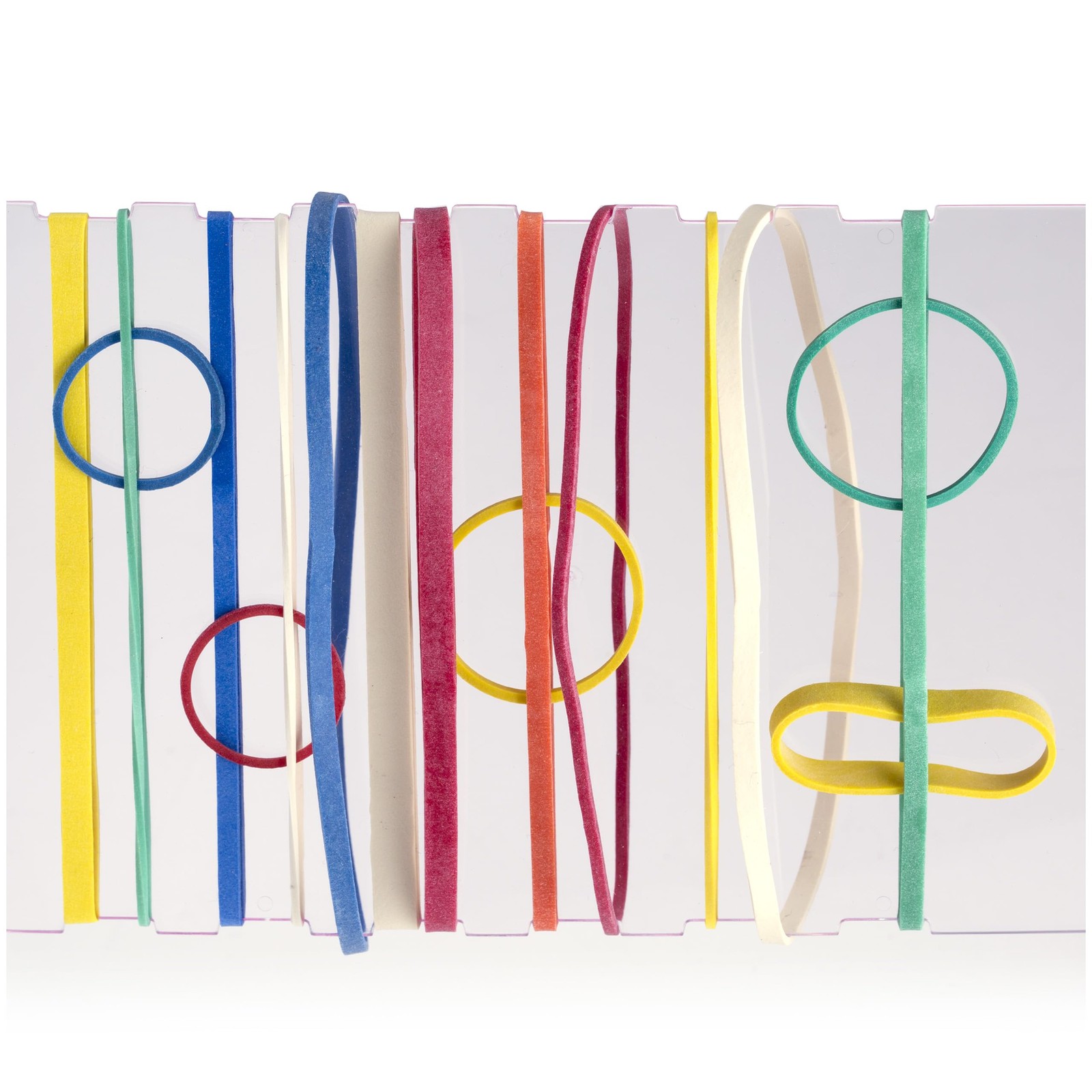 Assorted Size and Color Rubber Bands, 4 oz (82025), 0.05 x 5.75 x 1.75 inches…