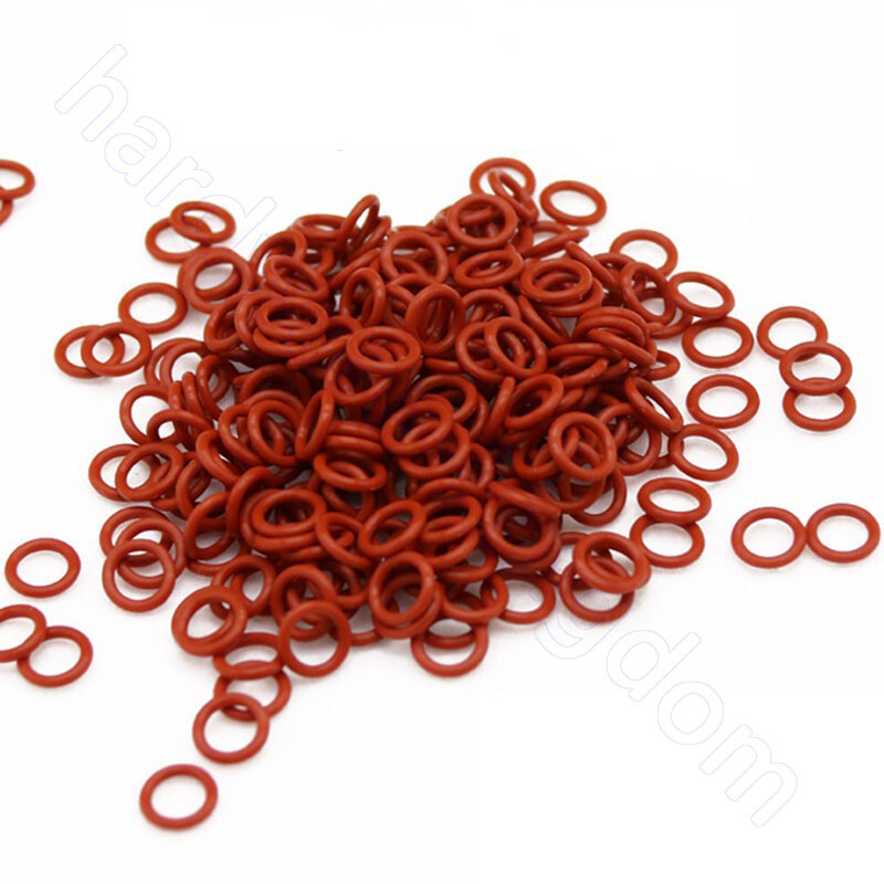3.5 mm Silicone O-Ring Food Grade Rubber Seal Washer OD 12 mm – 46 mm Red O Ring