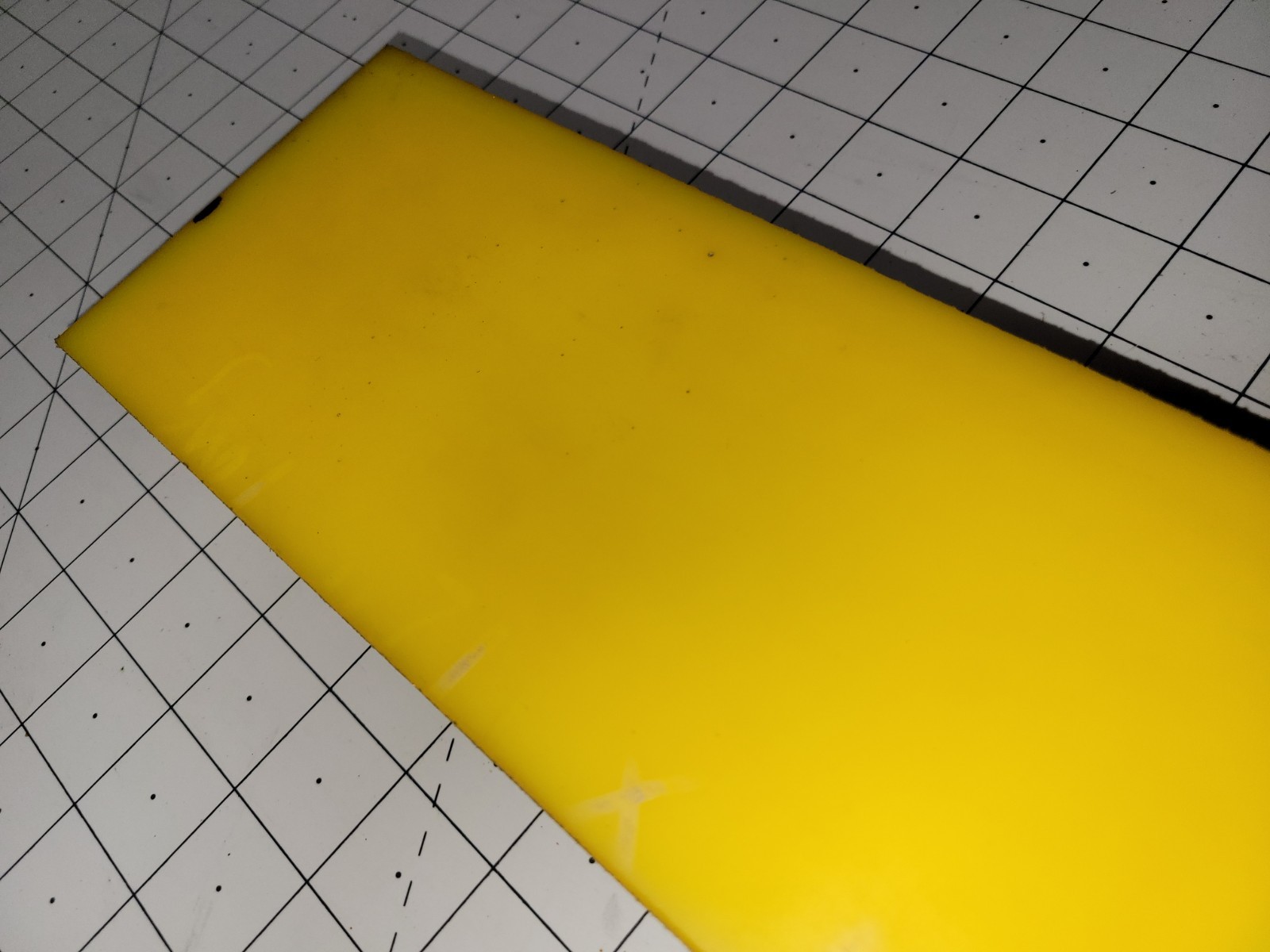 1-1/2″ x 4″ x 12″ 40 A Durometer Polyurethane Sheet, Yellow, P/N 13138