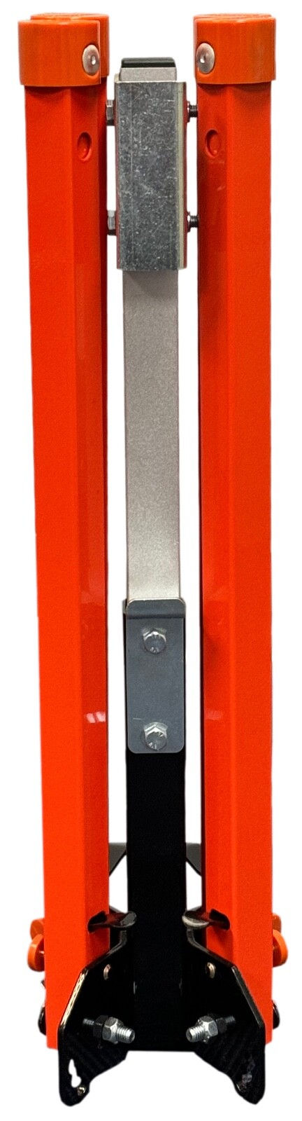 36″ Mesh Orange MUTCD Roll-Up Traffic Safety Sign & Steel Sign Stand Kits