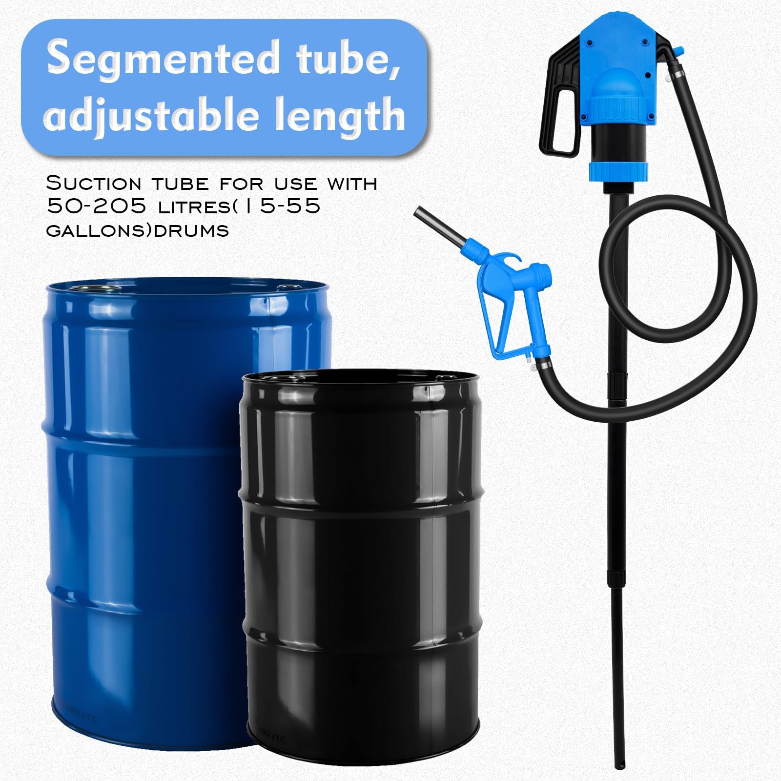 55 Gallon Plastic Hand Lever Drum Pump.Leveroperated Drum Pumps is 1 Pint Per…