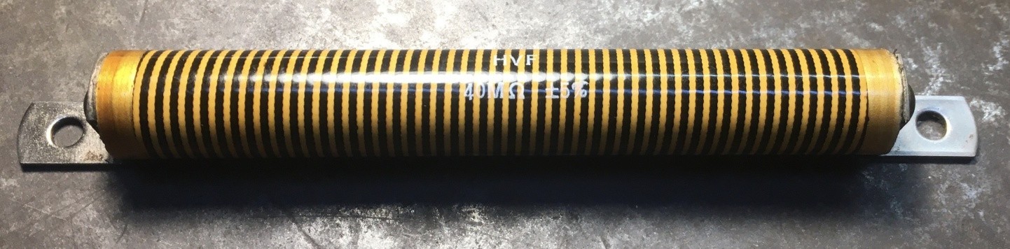 Victoreen 40MΩ High Voltage Resistor, HVF, 5%