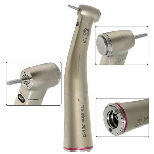 Dental 1:5 increasing Fiber Optic Contra Angle Fit for E-type electric motor