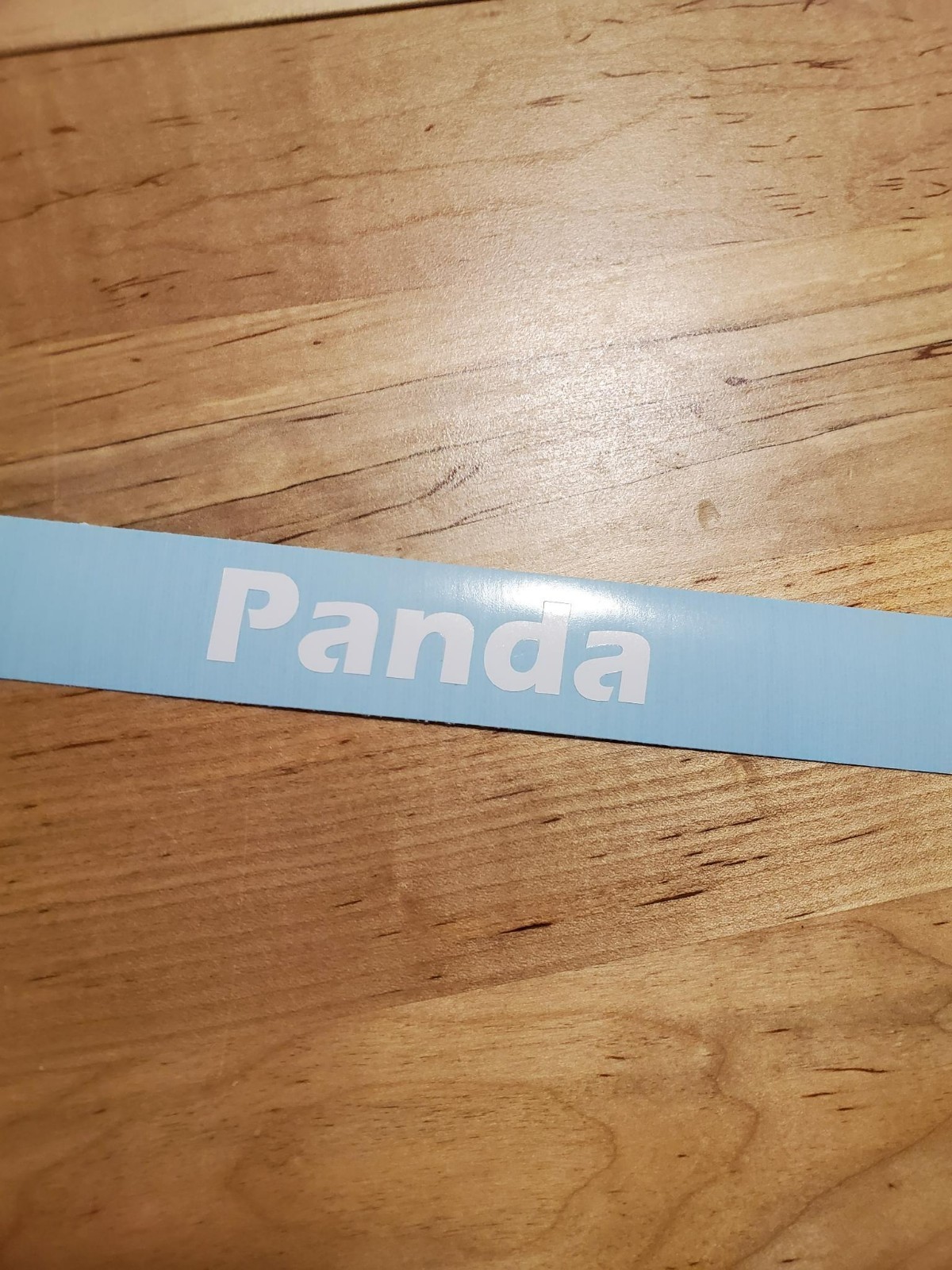 Panda decals stickers rv nickname camper (2) PAIR Gloss WHITE 8″ FAST USA