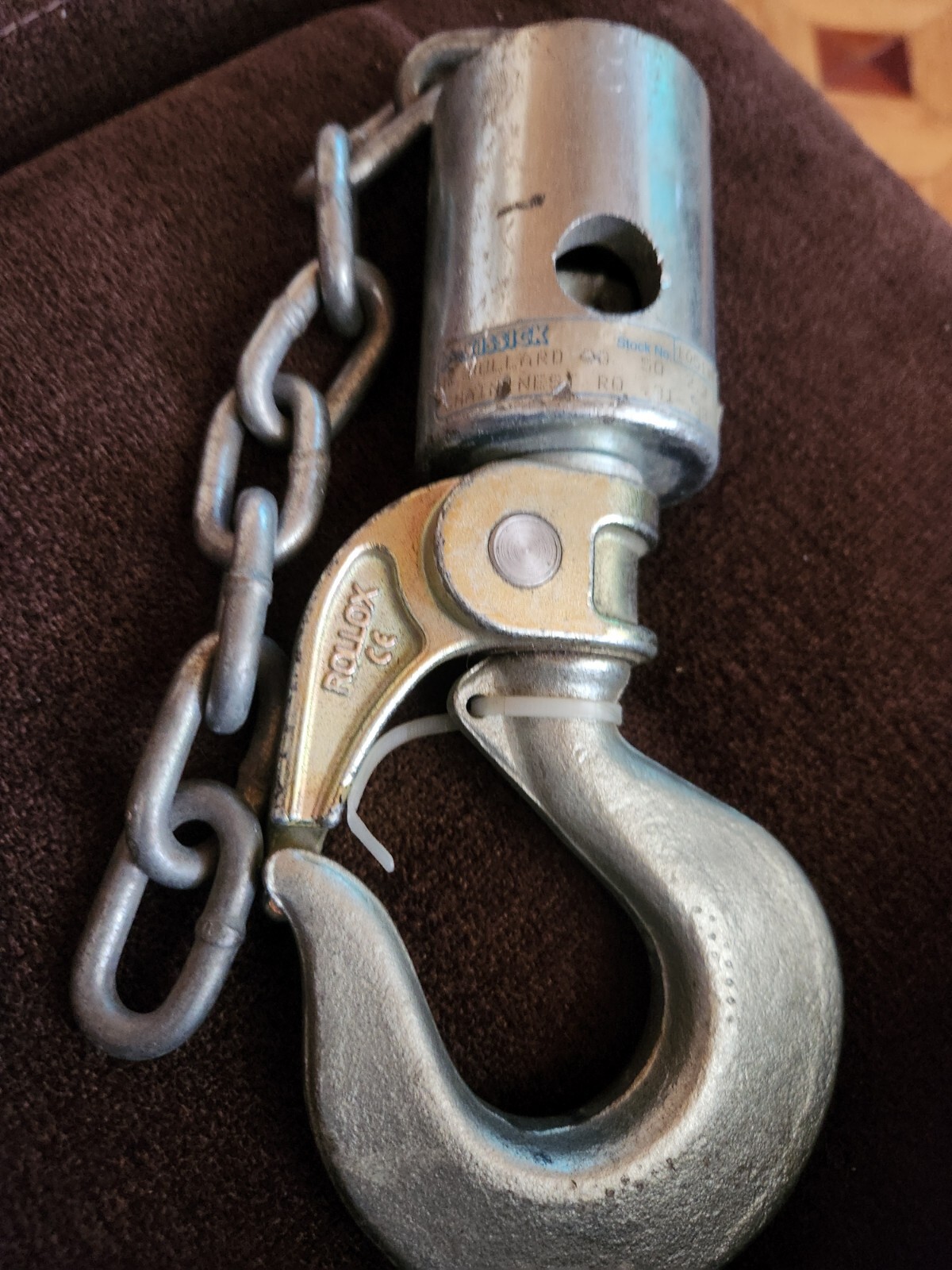Crosby Bullard Link Chain Nest Swivel Hook WLL 2.3 Tons (4,600 lbs.) | 1051442