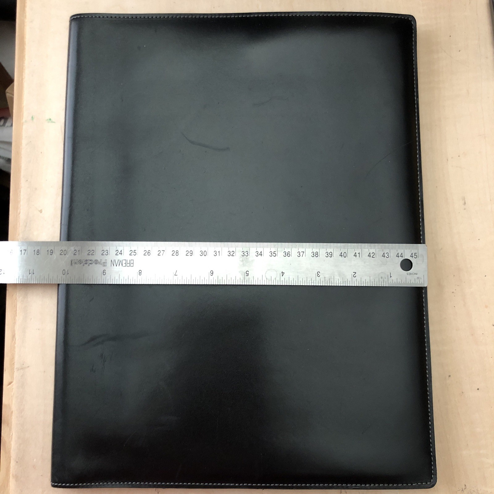 IBM Vintage 1990 Conference Planner Portfolio Organizer Delvaux Leather