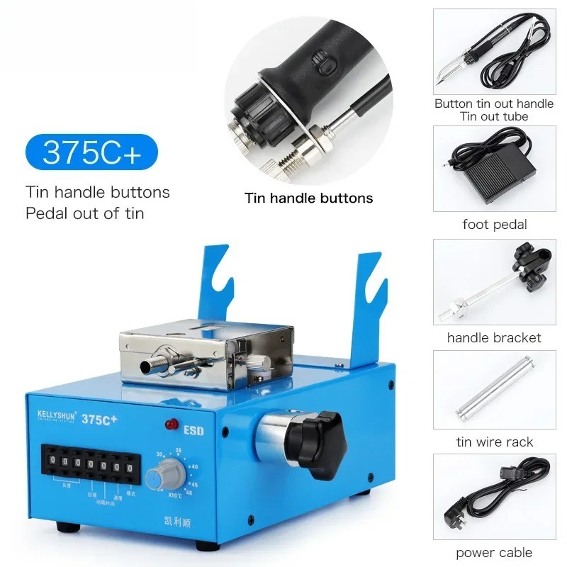 Industrial Grade Digital Solder Tin Feeding Welding Table 375C Soldering