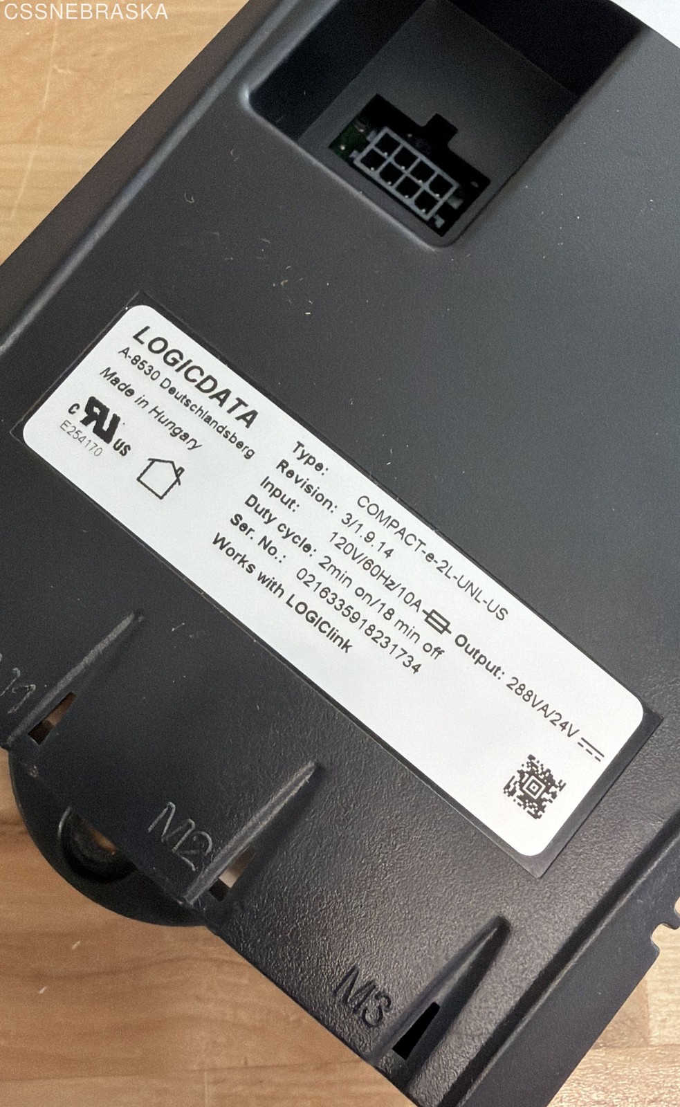 Logicdata COMPACT-e-2L-UNL-US Adjustable Desk Control Box 120V 60Hz