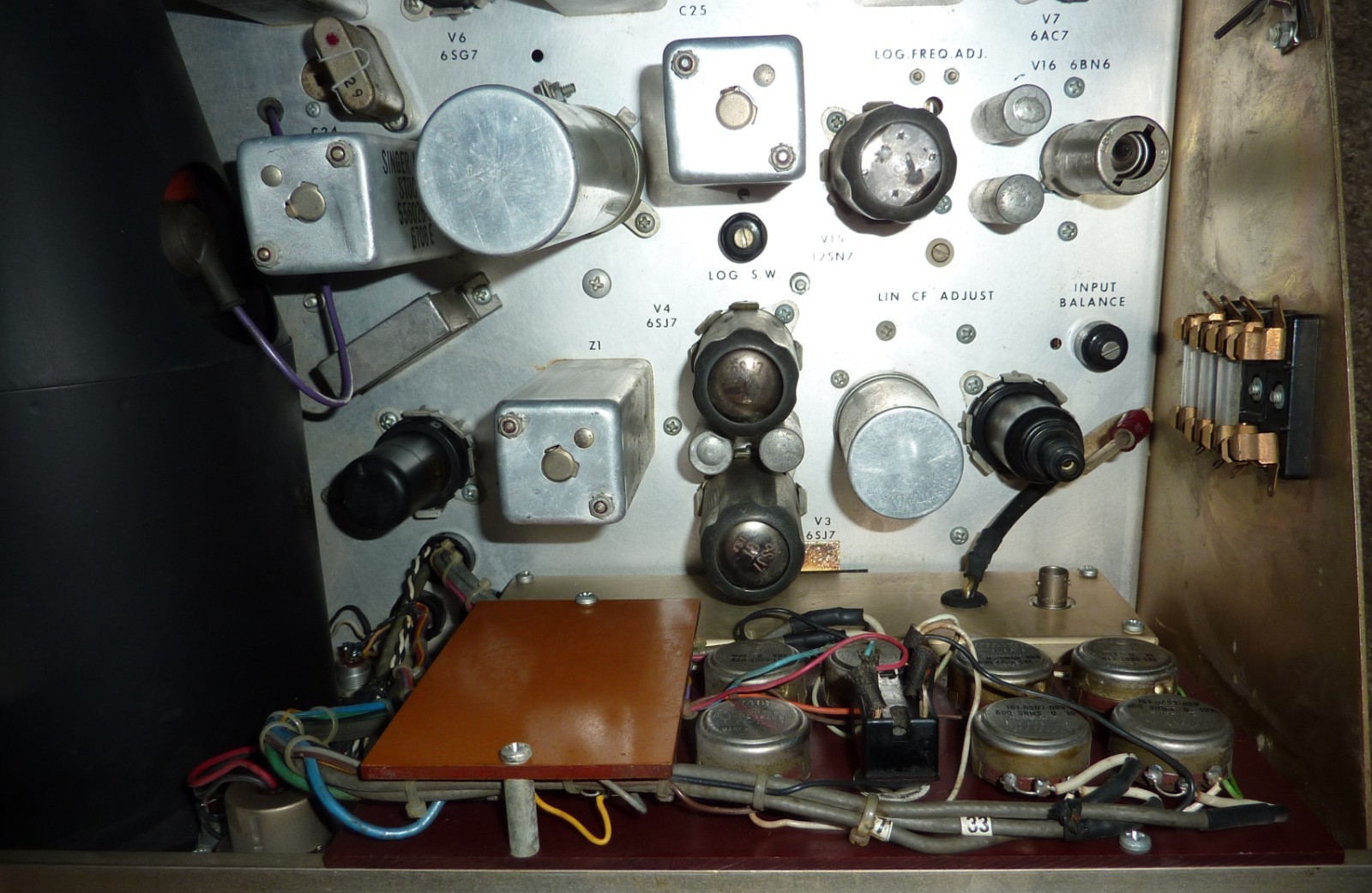 Singer Panoramic Sonic Spectrum Analyzer Model LP-1A-AZM 40Hz-20kHz