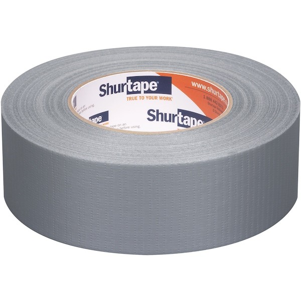 Shurtape Pc 009 Sil-48Mm X 55M-24 Rls/Cs Duct Tape,9 Mil,Silver,Pk24