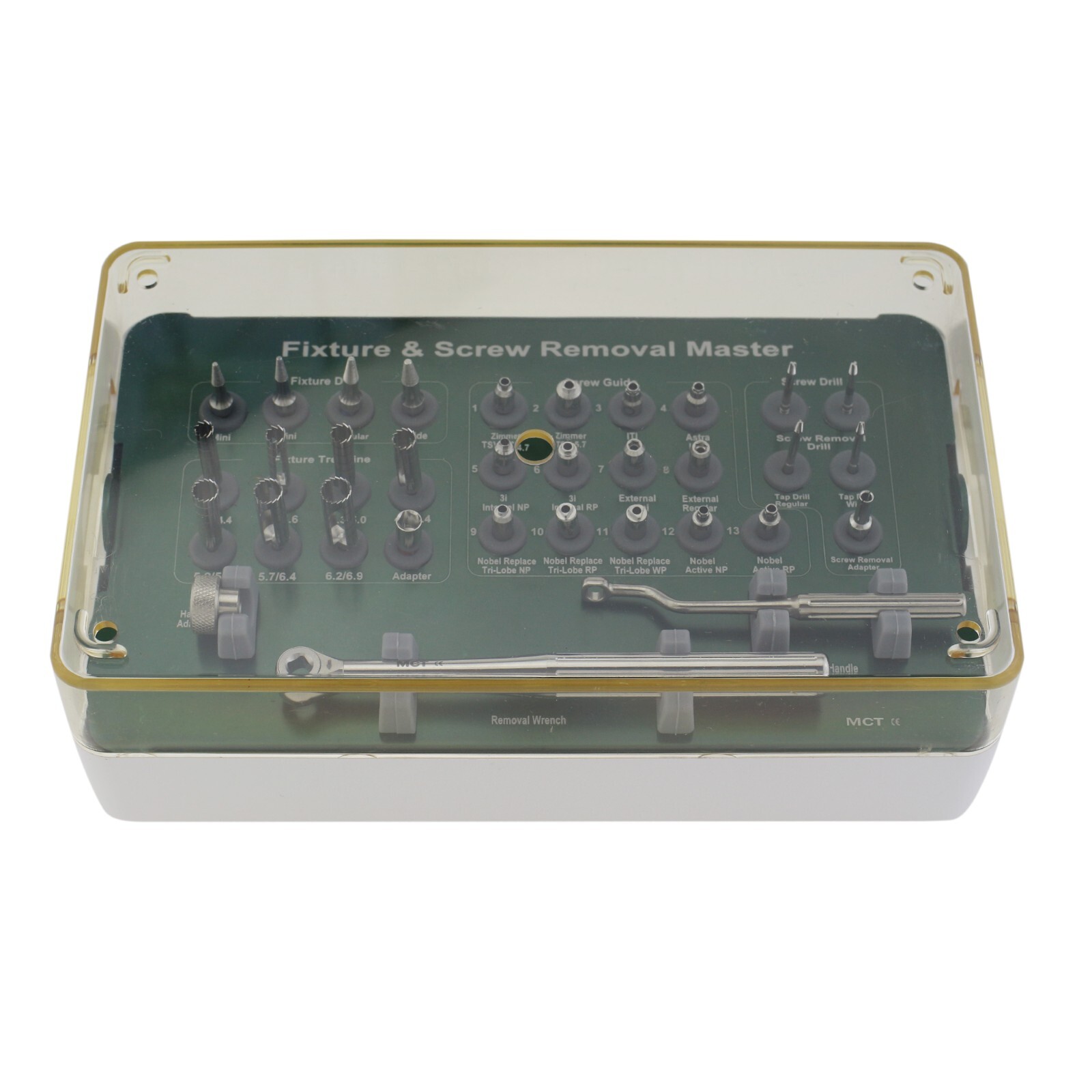 Salvin Implant Rescue Kit MCT FSRK-02 Implant Fixture & Fractured Screw Removal