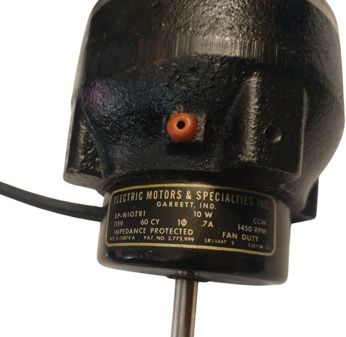 Electric Motors & Specialties Fan Duty Motor SP-NIOTRI 1450 RPM 10W 60CY 0.7A