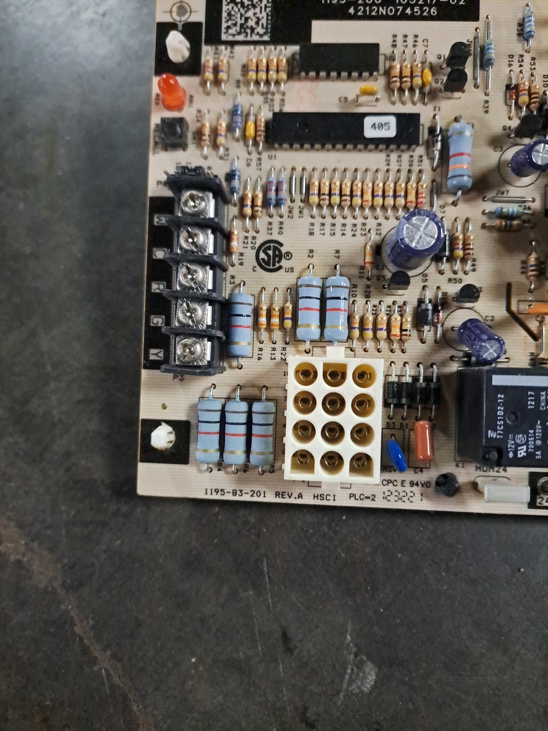 1195-200 Furnace Control Circuit Board 103217-02