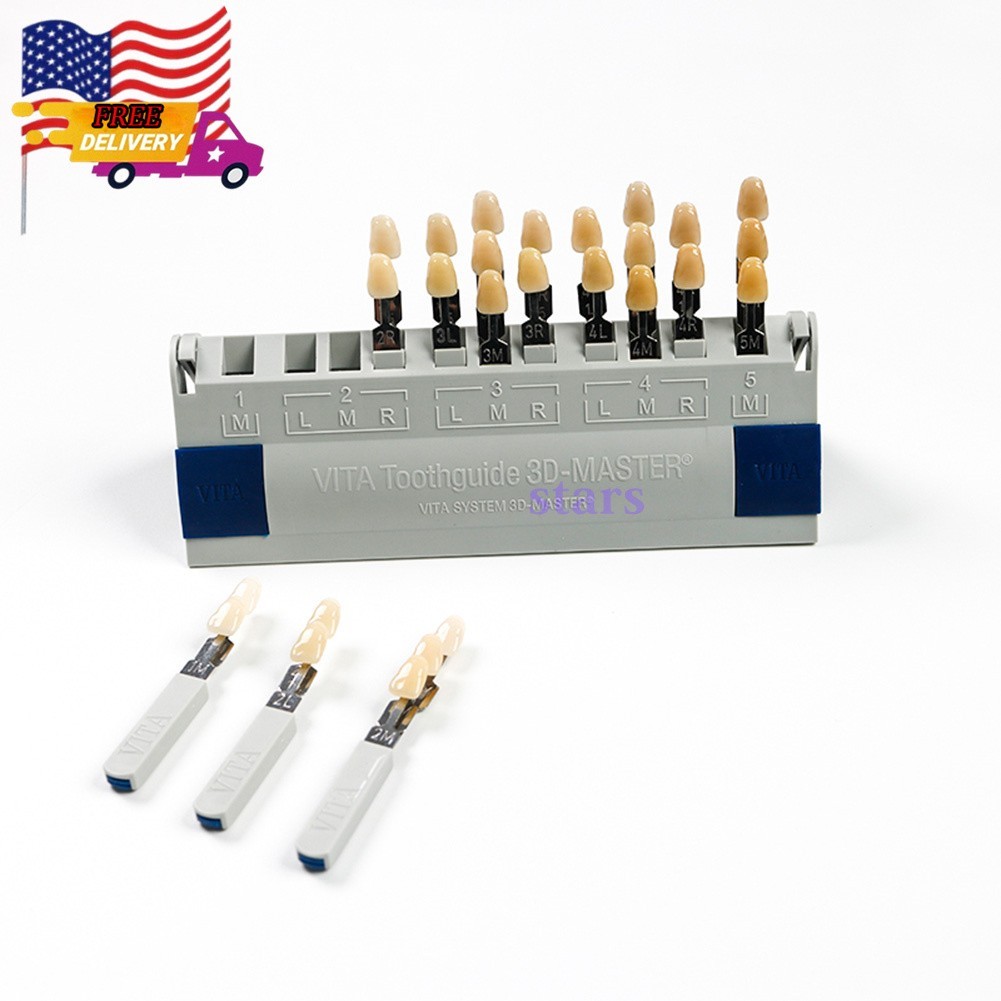 VITA Toothguide 3D Master with VITA Bleached Dental 29 Colors Shade Guide USA