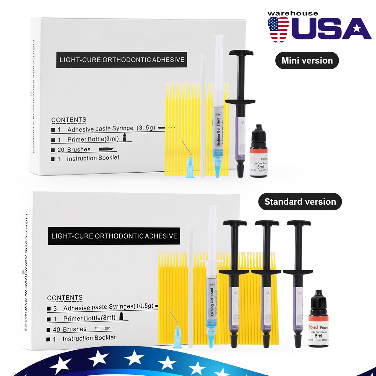 AZDENT Dental Diamond Burs Composite Polishing Kit for High Speed Handpiece