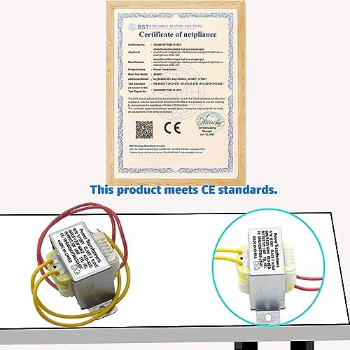 12V/10W AC/AC Power Transformer Input 120V/60HZ Single-Phase Transformer