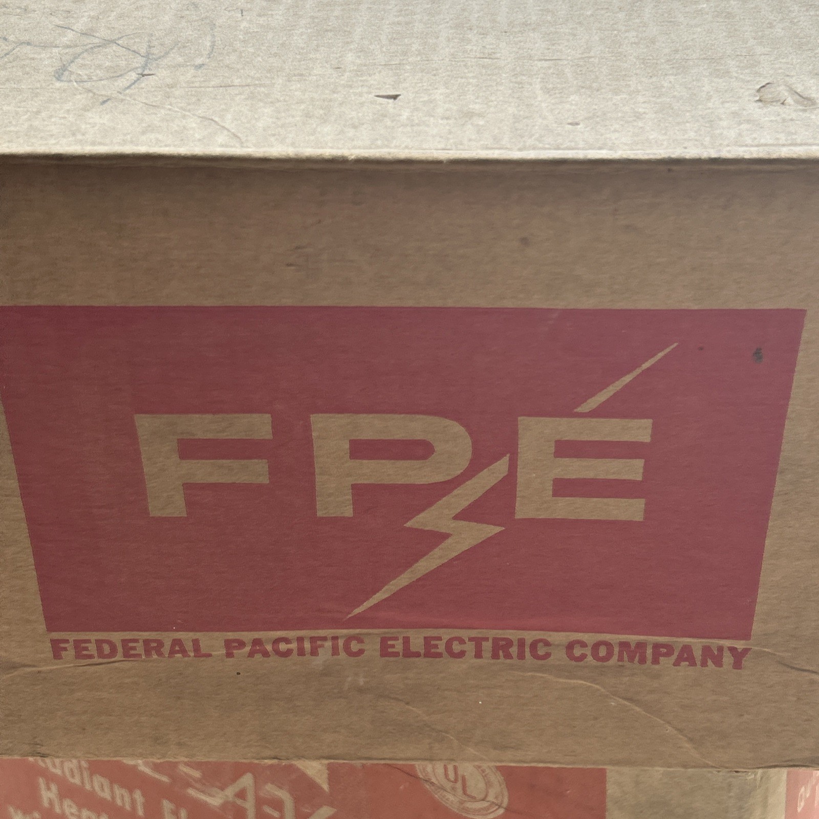 Vintage Federal Pacific Electric Enclosed Safety Switch Box Original Box Papers