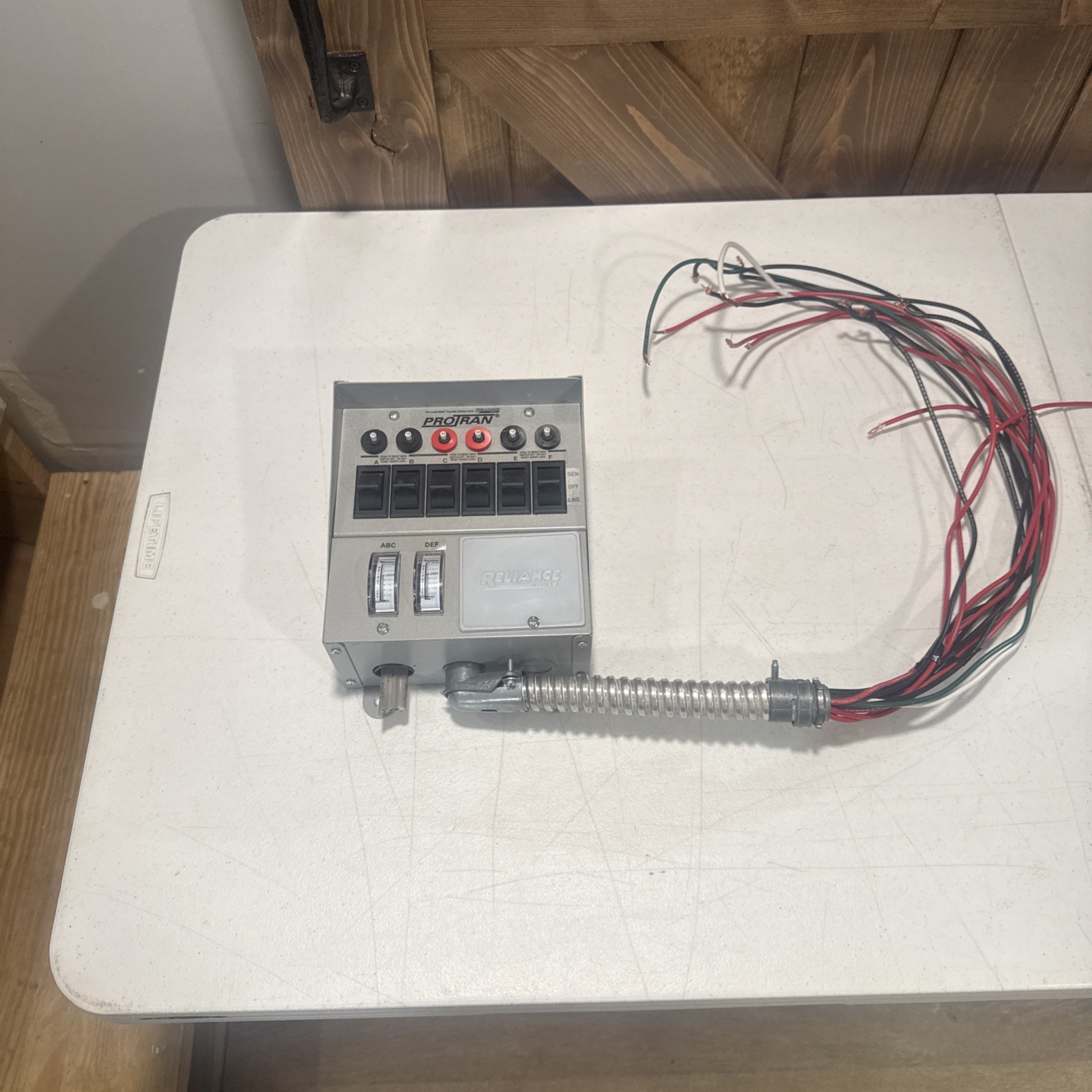 Reliance Controls ProTran Model 31406C Generator Transfer Switch
