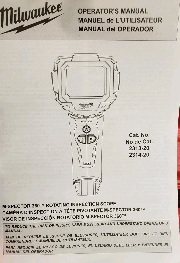 M12 Lithium-Ion Cordless M-SPECTOR 360-Degree 4 ft. Inspection Camera 2313-21