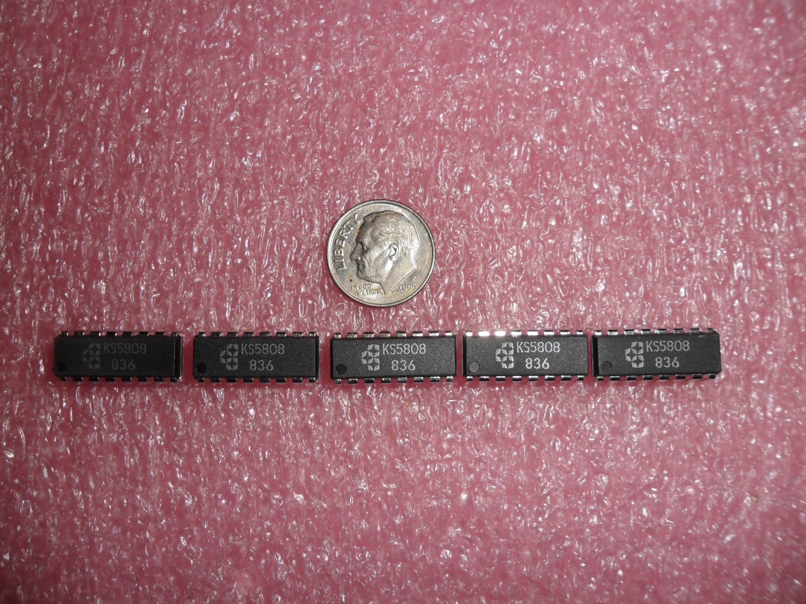 KS5808 Dual Tone Dialer DTMF 16 pin Dip Samsung (Lot of 5)